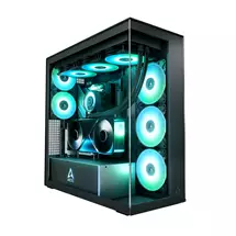 PC Cases | ARCTIC Xtender VG Black (Clear Glass) Black, Transparent