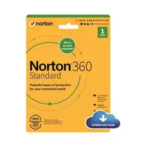 Top Brands | Norton 360 Standard 2022, Antivirus Software for 1 Device, 1year