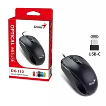 Genius | Genius Dx110 Wired UsbType C Plug And Play Mouse, 1000 Dpi Optical