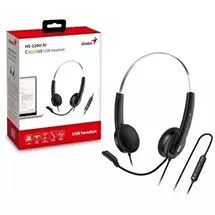 Genius | Genius Hs220UC Copilot Ai Ultra Lightweight Headset With Mic, UsbC