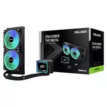 ASRock | Asrock Challenger 240 Digital Aio Liquid Cpu Cooler, 240Mm Radiator,