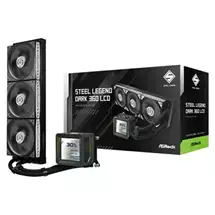 ASRock | Asrock Steel Legend Dark 360 Lcd Aio Liquid Cpu Cooler, 360Mm