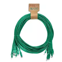Top Brands | Cablenet 0.3m Cat6 RJ45 Green U/UTP PVC 24AWG Flush Moulded Booted