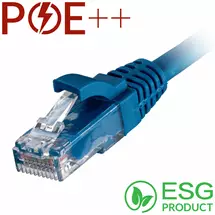 Top Brands | Cablenet 0.5m Cat6 RJ45 Blue U/UTP LSOH 24AWG Snagless Booted Patch