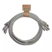 Top Brands | Cablenet 0.5m Cat6a RJ45 Grey S/FTP LSOH 26AWG Snagless Booted Patch