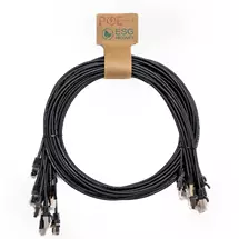 Top Brands | Cablenet 1.5m Cat6 RJ45 Black U/UTP LSOH 30AWG Slim Snagless Booted