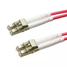 Violet | Cablenet 10m OM4 50/125 LCLC Duplex Erika Violet LSOH Fibre Patch