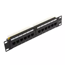 Patch Panels | Cablenet 12 Port 10inch Cat6 UTP Patch Panel | In Stock