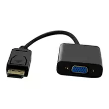 Video Cable | Cablenet 15cm DisplayPort Male 1.2  VGA 1080p 60Hz Black Cable