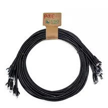 Top Brands | Cablenet 1m Cat6 RJ45 Black U/UTP LSOH 24AWG Snagless Booted Patch