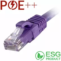 Violet | Cablenet 1m Cat6 RJ45 Violet U/UTP LSOH 24AWG Snagless Booted Patch