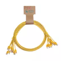 Top Brands | Cablenet 1m Cat6 RJ45 Yellow U/UTP LSOH 30AWG Slim Snagless Booted