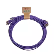 Violet | Cablenet 1m Cat6a RJ45 Violet S/FTP LSOH 26AWG Snagless Booted Patch