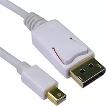 Monitor Cables | Cablenet 1m DisplayPort 1.2 Male  Mini DisplayPort Male (4Kx2K@60Hz)