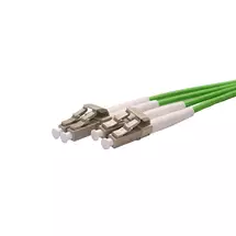 Top Brands | Cablenet 1m OM5 50/125 LC-LC Duplex Lime Green LSOH Fibre Patch Lead