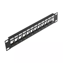 Patch Panels | Cablenet 1u 10inch 12 Port Keystone Patch Panel | In Stock