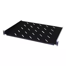 Rack shelf | Cablenet 1u 350mm Cantilever Vented Shelf Black (600mm Cab) (20Kg)