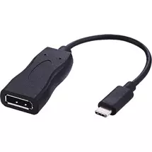 Graphics Adapters | Cablenet 20cm USB3.1c MaleDisplayPort Female 1.2 4Kx2K 60Hz Blk Active