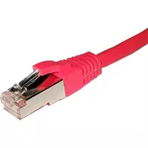 Cablenet | Cablenet 20m Cat5e RJ45 Red F/UTP PVC 26AWG Snagless Booted Patch