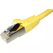 Cablenet | Cablenet 20m Cat5e RJ45 Yellow F/UTP PVC 26AWG Snagless Booted Patch