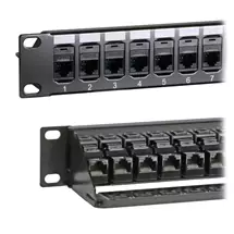 Patch Panels | Cablenet 24 Port Cat5e UTP 1u Coupler Panel | In Stock