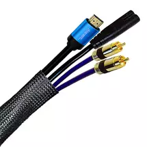 Cablenet | Cablenet 25m Braided Sleeving 14mm-25mm (36mm max) LSOH Black