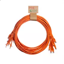 Cablenet | Cablenet 2m Cat6 RJ45 Orange U/UTP LSOH 24AWG Snagless Booted Patch