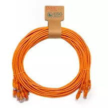 Top Brands | Cablenet 2m Cat6 RJ45 Orange U/UTP PVC 24AWG Flush Moulded Booted