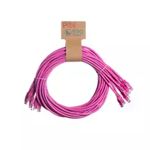 Cablenet | Cablenet 2m Cat6 RJ45 Pink U/UTP PVC 24AWG Flush Moulded Booted Patch