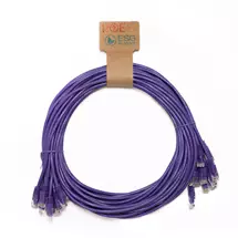 Violet | Cablenet 2m Cat6 RJ45 Violet U/UTP PVC 24AWG Flush Moulded Booted