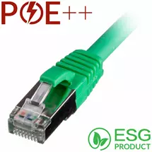 Top Brands | Cablenet 2m Cat6a RJ45 Green S/FTP LSOH 26AWG Snagless Booted Patch