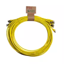 Cablenet | Cablenet 2m Cat6a RJ45 Yellow S/FTP LSOH 26AWG Snagless Booted Patch
