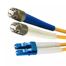 Top Brands | Cablenet 2m OS2 9/125 FC-LC Duplex Yellow LSOH Fibre Patch Lead