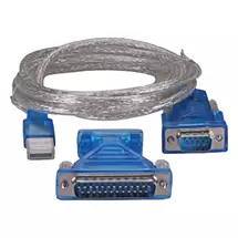 Serial Cables | Cablenet 2m USB 2.0 Serial DB9/25 Converter | In Stock