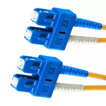Top Brands | Cablenet 3m OS2 9/125 SC-SC Duplex Yellow LSOH Fibre Patch Lead