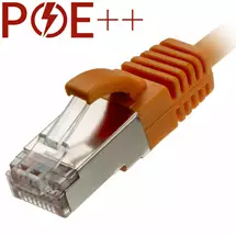 Top Brands | Cablenet 5m Cat6a RJ45 Orange U/FTP LSOH 30AWG Slim Snagless Booted