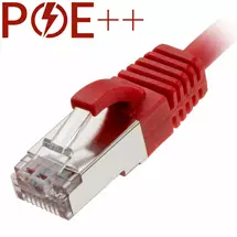 Cablenet 5m Cat6a RJ45 Red U/FTP LSOH 30AWG Slim Snagless Booted Patch