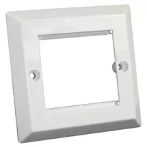 Wall Plates & Switch Covers | Cablenet Bevelled Faceplate 50mm x 50mm Single Gang