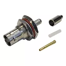 Wire Connectors | Cablenet BNC 4 Part Crimp Jack RG179 Insulated Turned