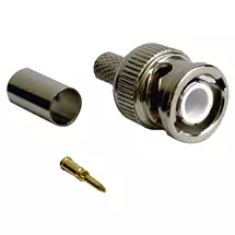 Wire Connectors | Cablenet BNC Crimp Plug Mini RG59 Turned | In Stock