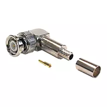 Wire Connectors | Cablenet BNC Right Angle Crimp Plug RG59 Turned | In Stock