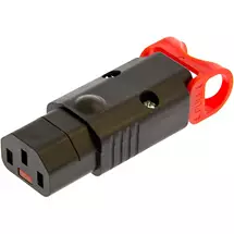 Cablenet | Cablenet C13 10 Amp IEC Lock+ Power LSOH Connector (Screw)
