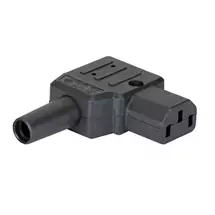 Cablenet | Cablenet C13 Right Angle 10Amp Power Connector (Screw). Type: C13,