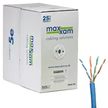 Cablenet | Cablenet Cat5e Blue U/UTP LSOH 24AWG Solid CPR Dca Cable 305m Reelex