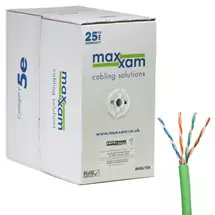 Cablenet | Cablenet Cat5e Green U/UTP LSOH 24AWG Solid CPR Dca Cable 305m Reelex