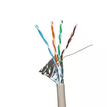 Cablenet | Cablenet Cat5e Grey F/UTP LSOH 24AWG Solid CPR Dca Cable 305m Reelex