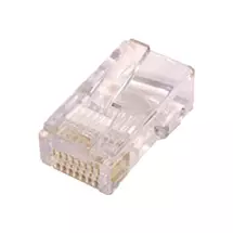 Wire Connectors | Cablenet Cat5e RJ45 UTP Round Crimp Plug Solid | In Stock