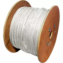 Cablenet | Cablenet Cat5e White U/UTP PVC 24AWG Stranded Patch Cable 500m Reel.