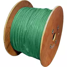 Cablenet Cat6 Green F/UTP LSOH 26AWG Stranded Patch Cable 500m Reel.