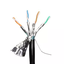 Trending Products | Cablenet Cat6a Black F/FTP Maxxam XXtreme Outdoor Ethernet 23AWG